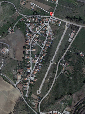 Miralmonte 2017 volgens Google Maps {2017:Malaga}