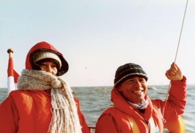 Ami en Reekje op de Tjemara. Koers ZZO {2005:Middellandse Zee}