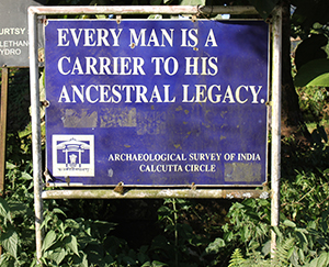 India, Yuksum, West Sikkim. every man is a carrier to his ancestral legacy {2013:Yuksum ,India}