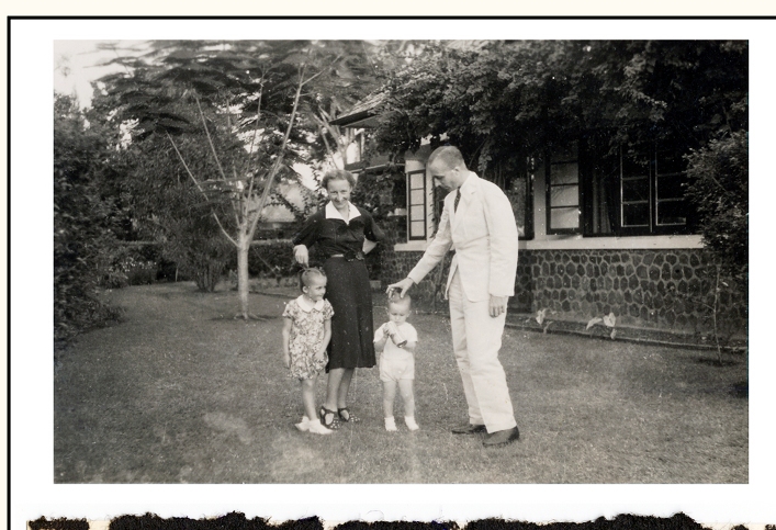Het jonge gezin van Anne Rijsdijk en Wil Henkes voor de oorlog in Batavia {1939:Batavia}